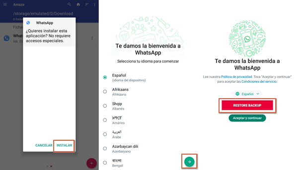 como descargar e instalar whatsapp plus paso 8