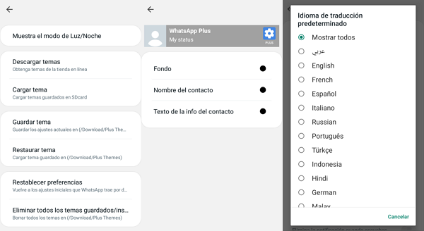 novedades de la ultima version de whatsapp plus